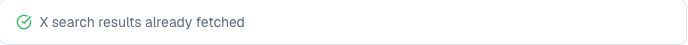 Finance Agent X/Twitter search showing the native no-results state for an NVIDIA stock query
